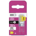 Emos LED lemputė Classic JC ZQ9536, 2,5 W, 350 lm, 230 V/50 Hz, 30 000 val., G9, 320&deg;, 18 SMD, 4 000 K