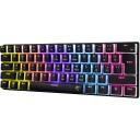White Shark Mehāniskā tastatūra ASHIKO-2-B-US-RED.SW, 61 taustiņ&scaron;, USB 2.0, sarkanie slēdži, 1.5m vads, RGB apgaismojums