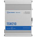 Teltonika коммутатор TSW210 8 x 10/100/1000 Мбит/с, 2 SFP, IP30, DC 7-57 В, DIN монтаж, алюминий