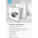 Devia USB centrmezgls 10in1 HUB 120EH0250001, 2xUSB-A, 1xUSB-C PD, 1xHDMI, 1xRJ45, 1xSD, 1xTF, 1x3,5mm, 1xVGA, 1xQi, pelēka