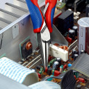 Elektronikas knaibles, KNIPEX, 35 52 145, izturīga konstrukcija, 145 mm, ergonomiski rokturi