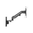 Digitus monitori seinakinnitus DA-90428, 1xLCD, 43'', 23kg, kallutus -5&deg;/+15&deg;, p&ouml;&ouml;ramine -90&deg;/+90&deg;, VESA 75x75/100x100
