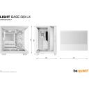 Be Quiet Korpus MIDITOWER BGW86, 4x120mm ventiliatoriai, 2x2.5" ir 1x3.5" diskai, RGB valdymas, kompakti&scaron;kas dizainas