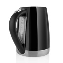 Electric kettle with electronic control, 2200 W power, 1.7 L capacity, and a 360° rotating base ETA158790000 Black ETA