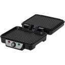 Mesko Grill MS 3050, 1800 W, Must/roostevaba teras, 180&deg; avamine, reguleeritav termostaat, kergesti puhastatav, mitte kleepuv kate