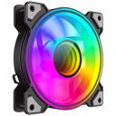Gamemax Korpuse ventilaator DUAL RING INFINITY BK, 120mm, 47cfm, 1200rpm, 30dBA, l&auml;bipaistvad ventilaatori labad