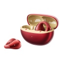 QCY Crossky Clip C30S TWS bezvadu atvērtas tipa austiņas Bluetooth 6.0 LDAC/AAC/SBC 10.8 mm dubultmagnētiskie draiveri līdz ~6 st ar austiņām un līdz ~40 st ar uzlādes futrāli ENC mikrofoni skārienvadība IPX5 ūdens izturība USB-C uzlāde sarkans