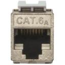 Digitus CAT 6A Keystone modulis, DN-93617-24, 10 Gbit/s, 500 MHz, 1 ports, Ekrānēts, atkārtoti aizverams