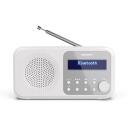 Sharp Tokyo kaasaskantav digitaalne raadio DR-P420(WH), DAB/DAB+/FM, Bluetooth 5.0, 4 x AA aku, valge