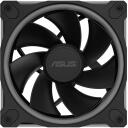Asus Datora korpuss MR120 90DA00L0-B09020, 12 cm, 3 ventilatori, 58 cfm, 1600 RPM, 23 dB, 7 lāpstiņas, RGB