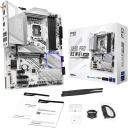 Asrock Материнская плата Z890 PRO RS WIFI WHITE, 4x DDR5 DIMM, 256GB, Intel Z890, 1x LGA 1851, 4x SATA3, 1x PCIe 5.0 x16