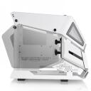 Thermaltake AH T200 TG Snow CA-1R4-00S6WN-00, valge, 10.8kg, karastatud klaas, Micro ATX, Mini ITX, Micro Tower, 5 ketta pesa