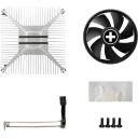 Xilence CPU Охладитель A200 XC033, 92mm, 2200RPM, 25dB, 89W, 3-pin, черный, легкий алюминий, 2 года гарантии