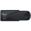 Pny USB m&auml;lupulk, FD64GATT431KK-EF, 64GB, 80MB/s, 20MB/s, must, USB 3.1/3.1 gen 2/3.2 gen 2