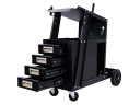 Сварочная тележка с ручкой, 4 выдвижными ящиками, колёсами и отделением для баллона 70.5&times;70.5&times;40 см G80088 GEKO