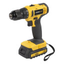 Дрель &mdash; отвертка 16 В &mdash; вкл. 2 аккумулятора 16 В 1,3 Ач и зарядное устройство POWX00425 POWERPLUS