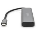 Digitus USB centrmezgls DA-70245, 2x USB-A, 2x USB-C, 10 Gbps, alumīnija korpuss