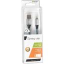 Tracer Зарядное устройство TRAKBK46269, 1м, USB 2.0, черно-синий, USB Type A Male, Lightning 8pin Male