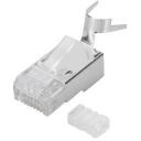 Digitus Moduļu kontakts apaļajam kabelim, CAT 6A, 100 gab, AK-219604, RJ-45, 8 vadi, aizsargāts, fosfora bronzas kontakti