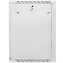 Lanberg Seinale kinnitatav rack WF01-6618-10S, 18U, 600x600mm, kuni 60kg, IP20, klaasuks, 4 vertikaalset riba