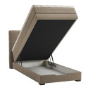 Kontinentālā gulta JEEP 90x200cm, bē&scaron;a 86102