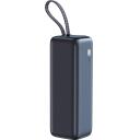 Sandberg All-in1 Powerbank 421-31, 27000 mAh, LiPo, 240 W, USB Type-A 1, USB Type-C 1, melns, pelēks