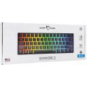 White Shark Klaviatuur SHINOBI-2-B-US-BLUE.SW, 1.8m, 61 nuppu, mehaaniline, RGB valgustus, USB-C