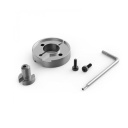 Tedee Euro adapter nutika ukse luku ühendamiseks Euroopa tüüpi ustega ilma silindrit või võtmeid vahetamata Metallik