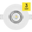 Emos prožektorius SIMMI ZD3121, 5 W, 450 lm, 230 V, 35 mA, 110&deg;, IP20, 3000 K, integruotas