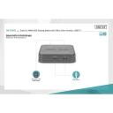 Digitus dokkimisjaam SSD DA-71545, 2 x M.2 NVMe SSD, 4TB, offline kloonimine, USB-C, 10 Gbps, Plug and Play