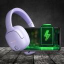 Manta Bezvadu austiņas HDP1001PU, 600mAh, 50h, Bluetooth 5.3, 4 mikrofoni, USB-C, ciets futrālis