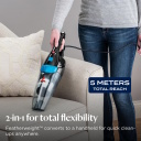 Juhtmega tolmuimeja 450W kerge konstruktsiooniga ja kahe töörežiimiga puhastuseks Featherweight Pro Eco sinine titaan 2024N Bissell