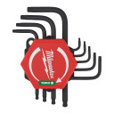 KOMPAKTS L FORMAS TORX ATSLĒGU KOMPLEKTS, COMPACT L-FORM TORX KEY SET - 9 PC, 4932492703 MILWAUKEE