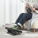 Maclean MC-460, ergonomisks kāju balsts, -20 - 20&deg;, 20kg, neslīdo&scaron;a pamatne, melns