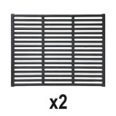 Gāzes grils AKKA 4+1, LUND, 99655, čuguna restes, 16 kW, nerūsējo&scaron;ais tērauds, 3.2 kW sānu degļi