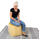 Pufs LAMB BAG 55x55xH45cm, dzeltens P0066322