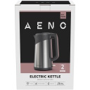 Electric kettle 2200W 1.7L double-wall design Strix thermostat auto power-off dry-boil protection AEK0003 Aeno