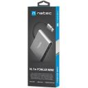 Natec Multi Port Fowler MINI NMP-1607, 1xUSB A, 1xHDMI, 1xUSB-C, 4K UHD, 60W laadimine, USB 3.0