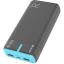 Tracer EnerGen 20000 mAh TRABAT47517, 20 000 mAh, 2xUSB-A, 1xUSB-C, 5V/2.4A, PD 20W, QC 3.0, vairāku ierīču uzlāde