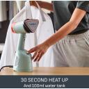 Tefal Garment Steamer DT9814, 1400 W, 0.1 L, 20 g/min, 2.6 m laidas, 30 s įkaitinimas, automatinis i&scaron;jungimas