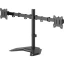 Sbox Monitora stiprinājums LCD-F024-3, 2x10kg, 17''-32'', 75x75-100x100, +45&deg;/-45&deg; slīpums, +90&deg;/-90&deg; pagrie&scaron;ana