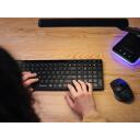A4Tech Fstyler tastatūra A4TKLA47726, 2,4GHz, Bluetooth, 10m, melna, membrāna, 12 multimediju taustiņi