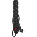 Emos Pikendus PC1621R, 1,5m, 6x2P+PE, 3680W, PVC, l&uuml;litiga, laste kaitse