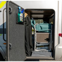 Direktora krēsls, augsta sēdvieta, saliekams galds, R591801, Origin Outdoors