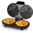 Tristar | Waffle maker | WF-2120 | 1200 W | Number of pastry 10 | Heart shaped | Black