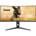 Iiyama G-MASTER GCB3486WQSCP-B1 LCD monitor, 86.4 cm, 3440 x 1440, 240 Hz, 0.4 ms, KVM, FreeSync Premium