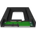 Raidsonic Adapteris IB-2538StS, 1x3.5", 1x2.5" hot-swap, 6 Gbit/s, melns