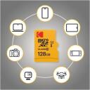 Kodak microSDXC 256GB UHS-I U3 Ultra EKMSDM256GXC10HPRK, 256GB, UHS-I, V30, 100MB/s, 85MB/s, A1, adapter kaasas
