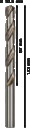 HSS-G urbji metālam 10,5mm, 5gab., Urbjma&scaron;īnām/skrūvgriežiem PRO METAL HSS-G STANDARTA SPIRĀLVEIDA URBJA GARUMS, 2608595078, BOSCH