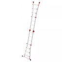 Kāpnes daudzfunkcionālās M80 / alumīnija / 4x4 pakāpieni 037516007 HAILO 150 kg max 410 cm 14,3 kg